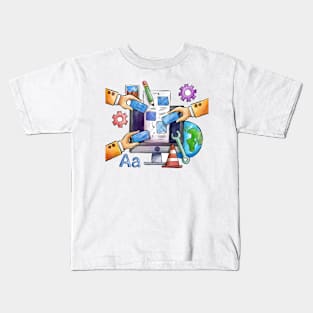 Web Design Concept Kids T-Shirt